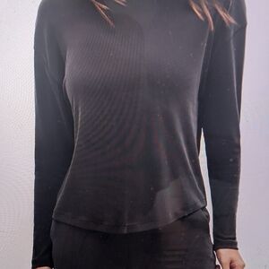 Lululemon Drapery Softstreame Boat Neck - Cactus Leather Card Case-Alo Magnesium